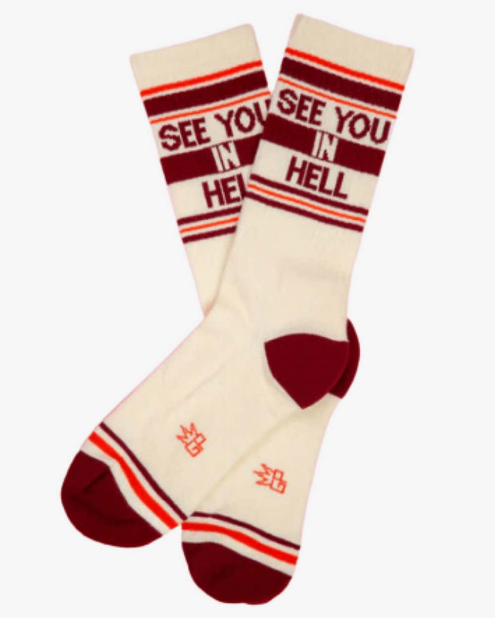 Meias UNISSEXO See you in Hell - TugaSox Fitness Store