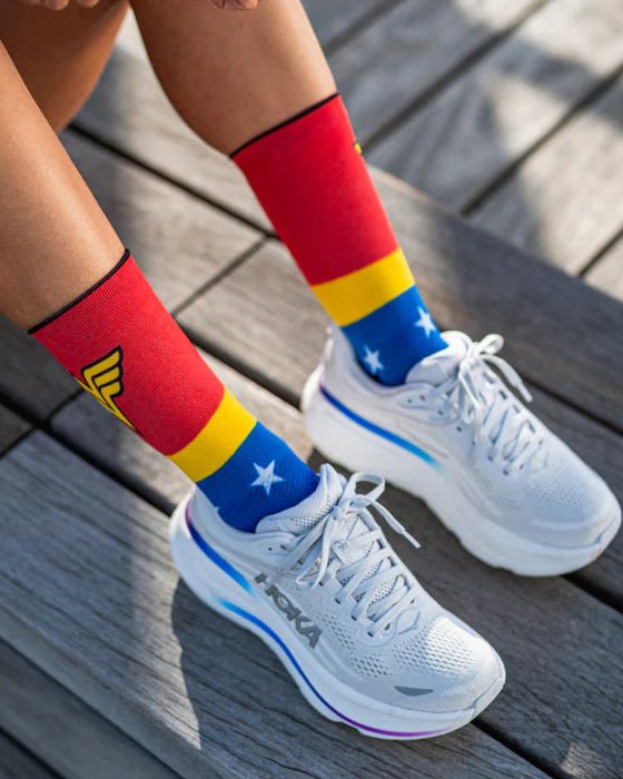 Meias Wonder Woman - Hybrid - TugaSox Fitness Store