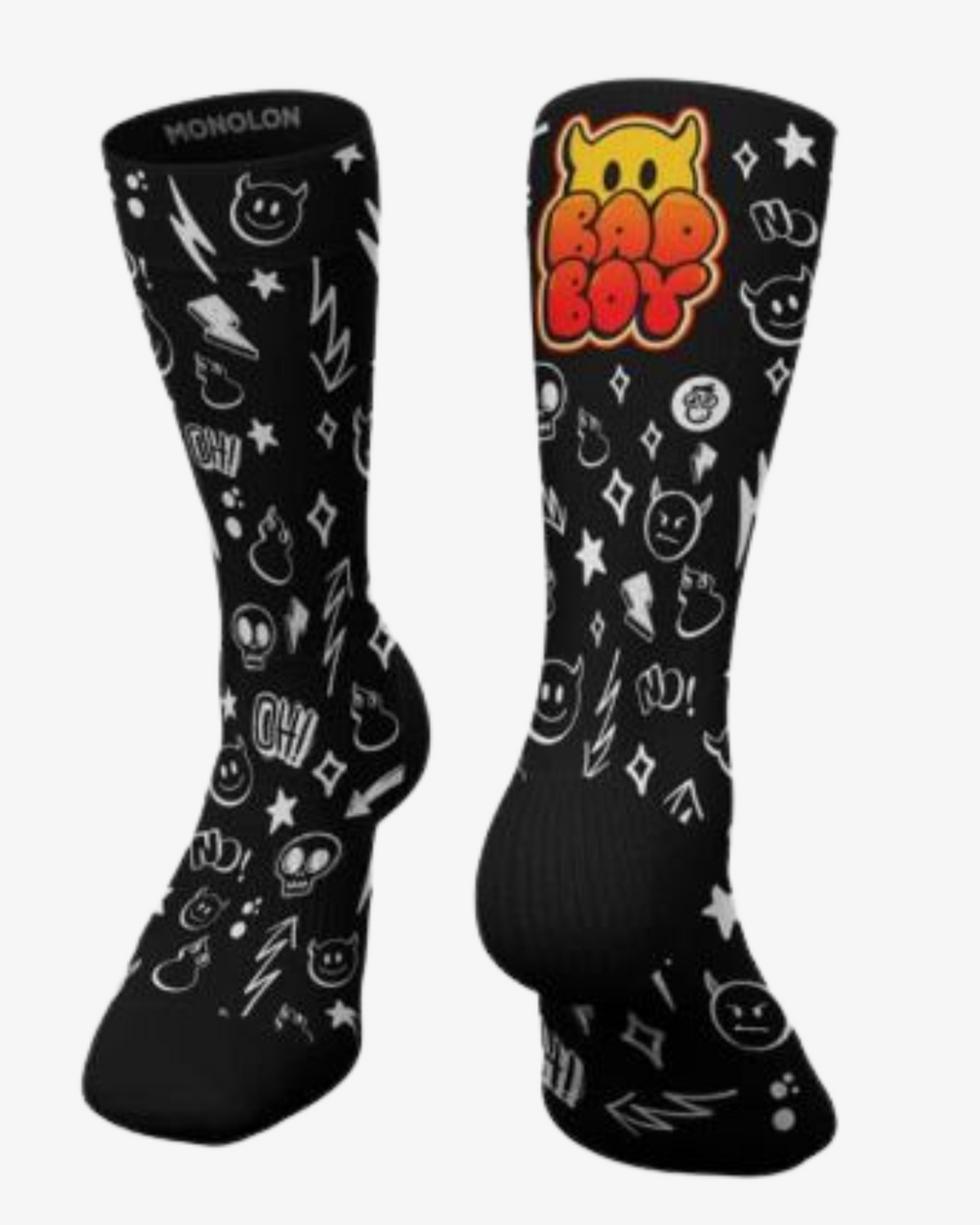 meias desportivas bad boy - monolon