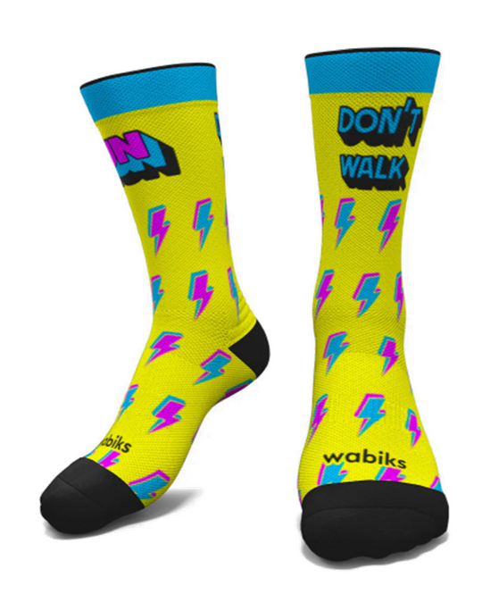 Meias Desportivas RUN, DON'T WALK | Yellow