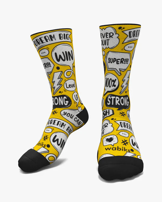 TALK Sports Socks - Yellow