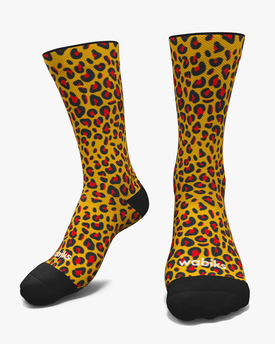 meias hibridas wabiks leopard