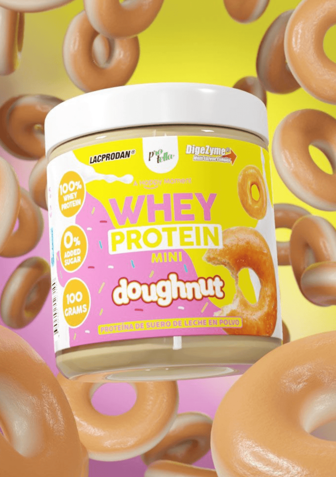 Mini WHEY PROTEIN Doughnut 100g - TugaSox Fitness Store