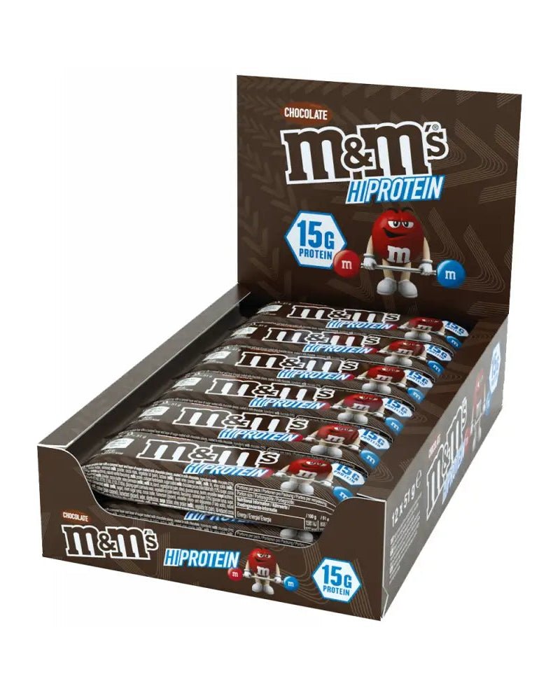 M&M's HiProtein Chocolate Bar 51 g - TugaSox Fitness Store