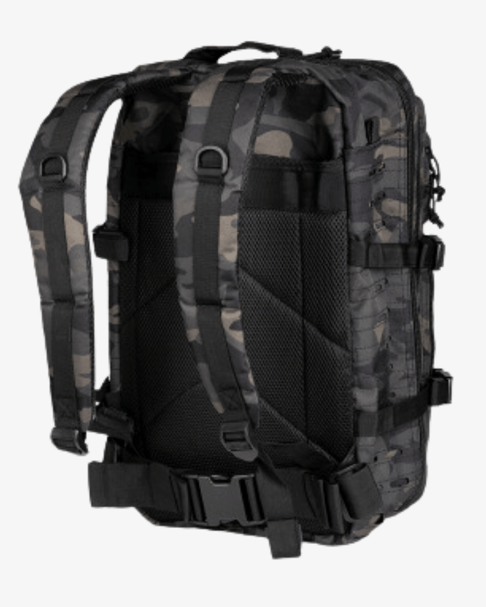 Mochila Mil - Tec 36 Litros LASER CUT | Dark Camo - TugaSox Fitness Store