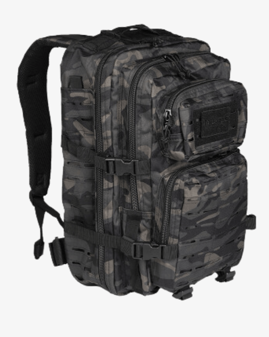 Mochila Mil - Tec 36 Litros LASER CUT | Dark Camo - TugaSox Fitness Store