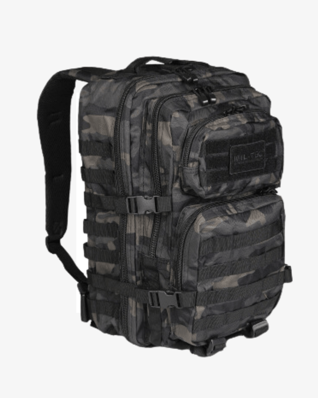 Mochila Mil - Tec 36 Litros MOLLE | Dark Camo - TugaSox Fitness Store