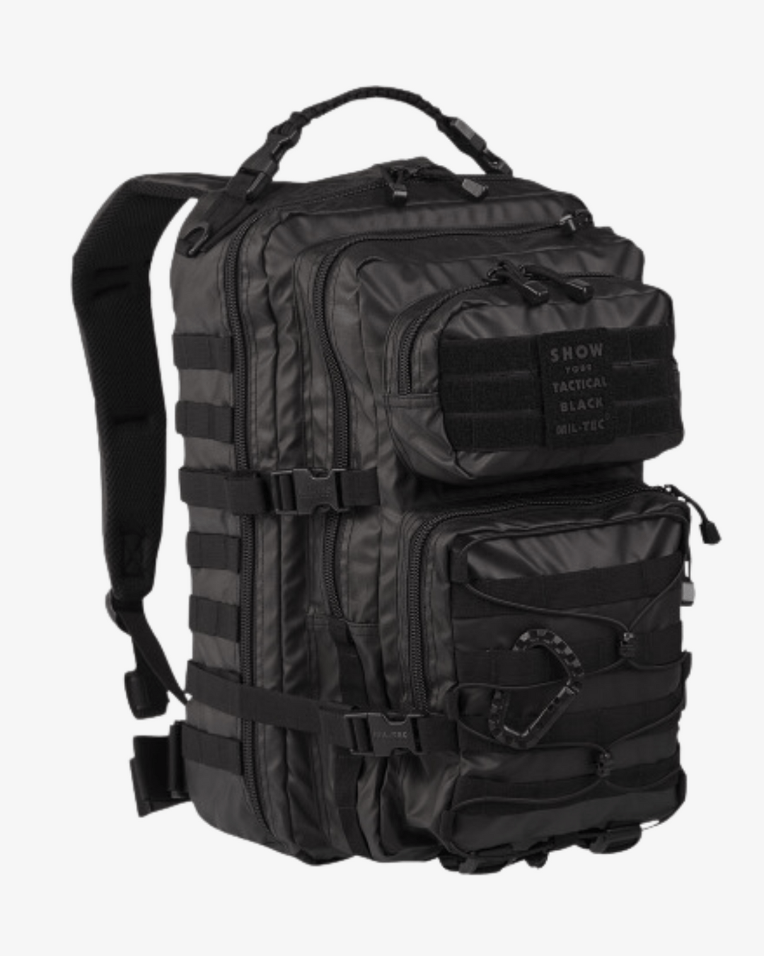 Mochila Mil - Tec 36 Litros TACTICAL | Black - TugaSox Fitness Store