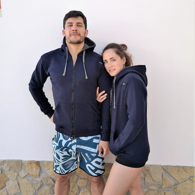 Royal Navy - Hoodie unissexo com fecho | Royal Navy - Unisex Zip-Up hoodie