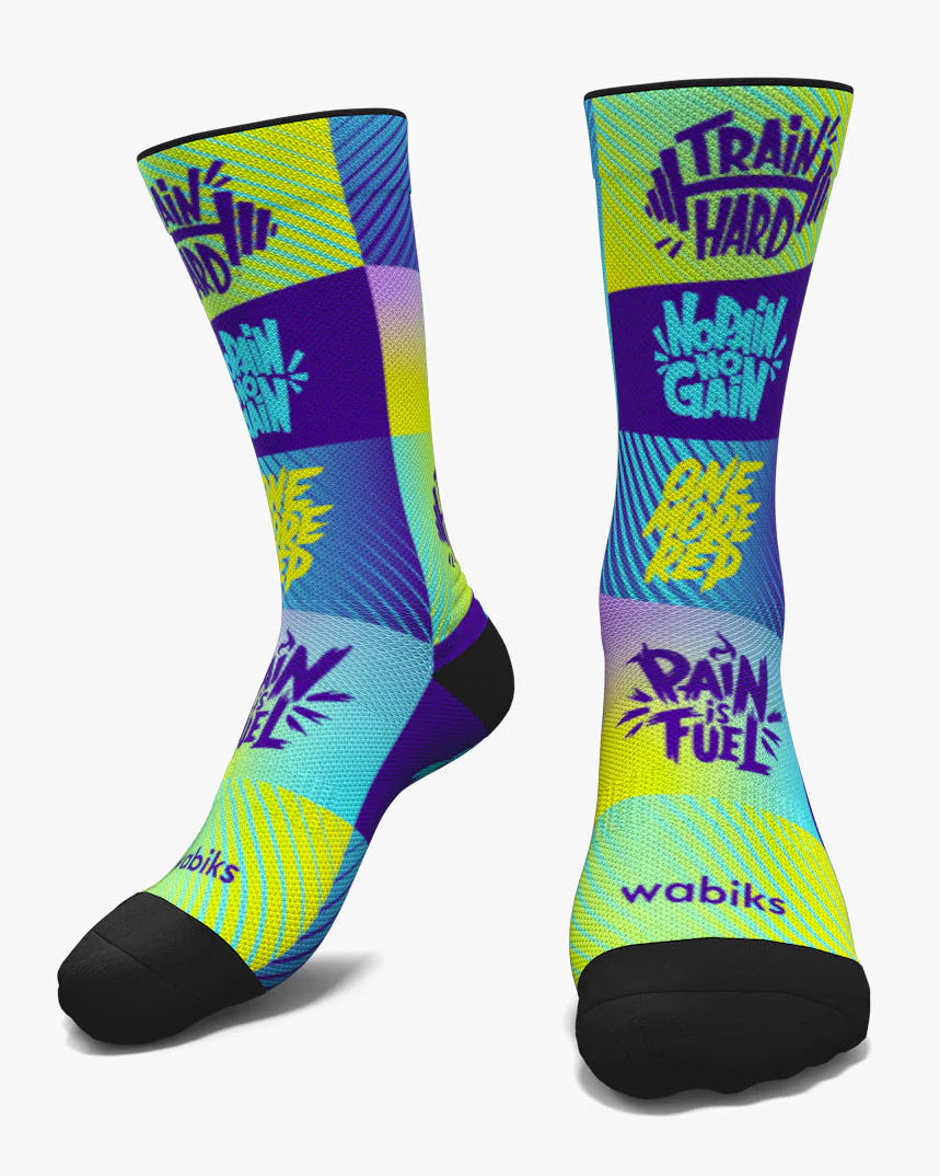 meias hibridas one more rep blue