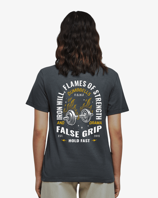 Oversize T-Shirt Dumbbells & Drama - TugaSox Fitness Store