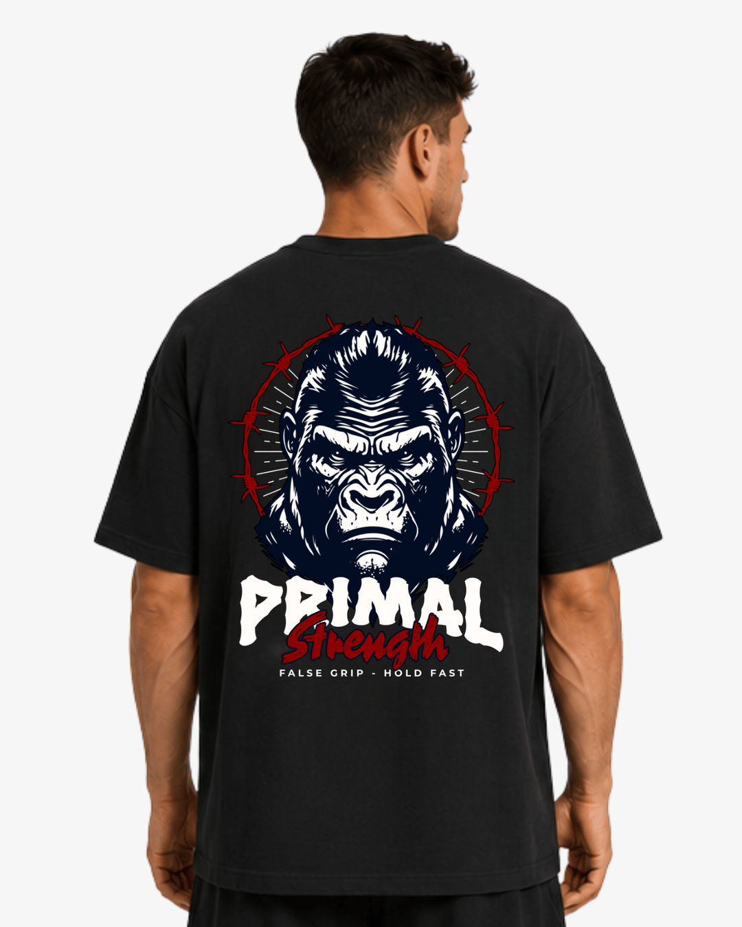 Oversize T-Shirt Primal Strength - TugaSox Fitness Store