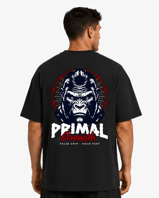Oversize T-Shirt Primal Strength - TugaSox Fitness Store