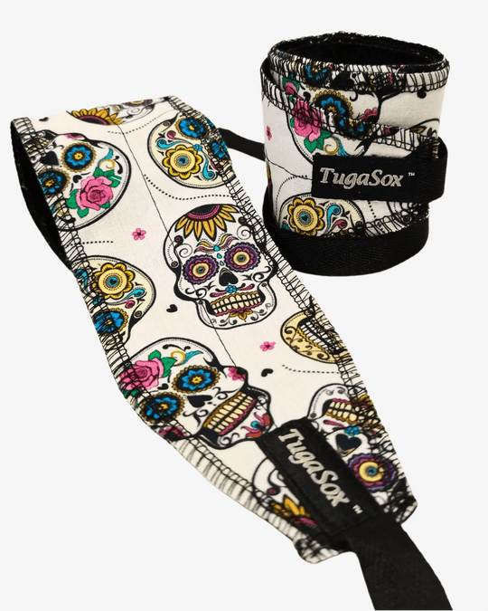 Power Wraps | FIESTA SKULLS - TugaSox Fitness Store