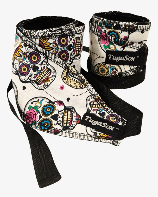 Power Wraps | FIESTA SKULLS - TugaSox Fitness Store