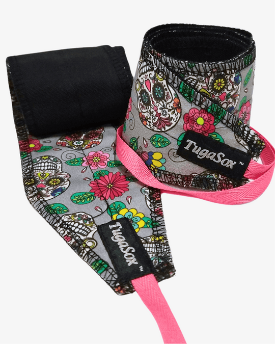Power Wraps | SUGAR SKULL - TugaSox Fitness Store