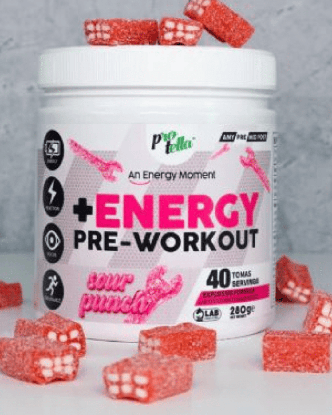 PRÉ - TREINO Sour Punch 280 gr - TugaSox Fitness Store