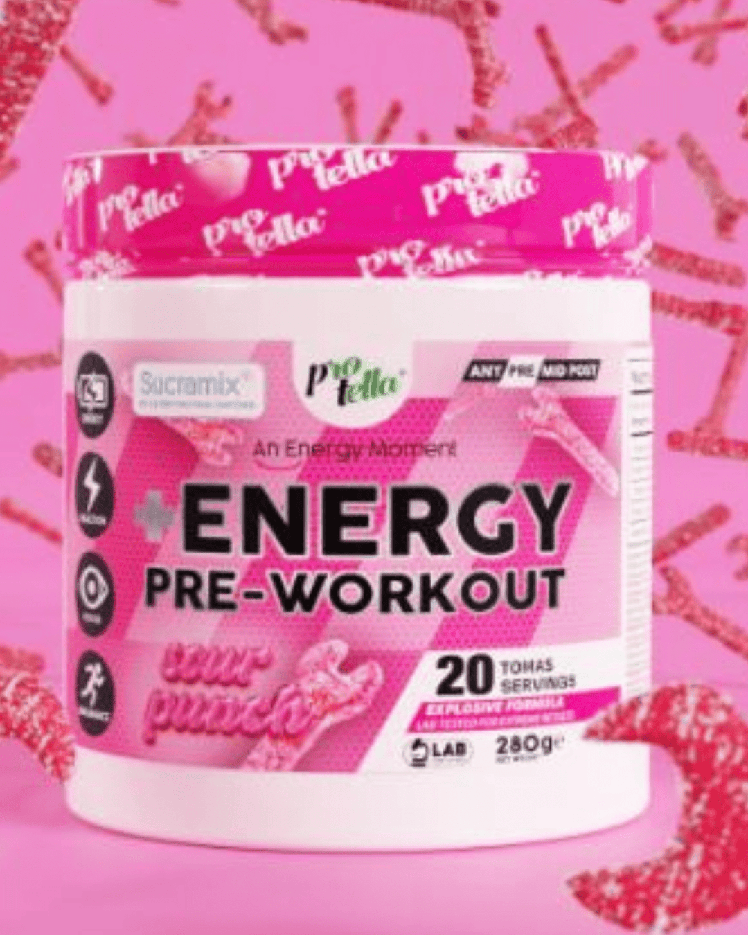 PRÉ - TREINO Sour Punch 280 gr - TugaSox Fitness Store