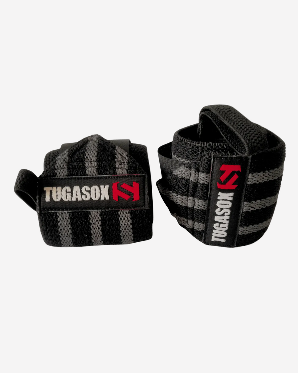 Punhos Elásticos - Black/Grey - TugaSox Fitness Store
