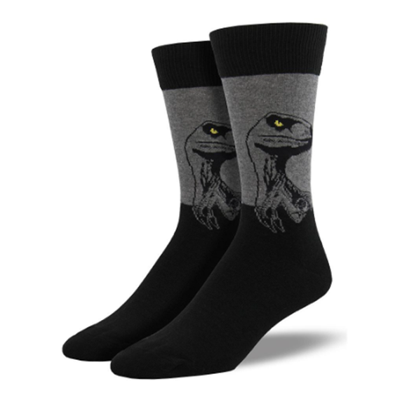 Raptor - Grey - Men 's Crew socks