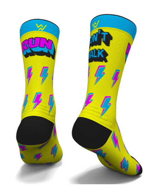 Meias Desportivas RUN, DON'T WALK | Yellow