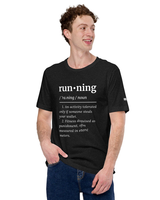 runing definition tee - front