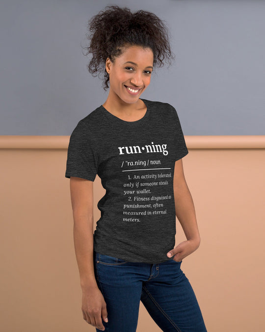 runing definition tee - front lateral