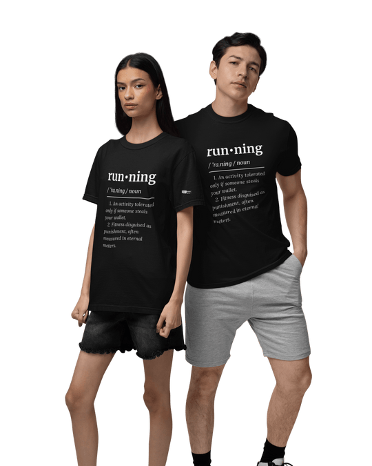 Running Definition Unisex Tee | Cult - ionary Collection - TugaSox Fitness Store