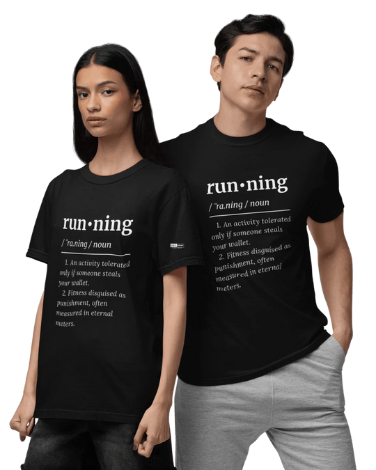 Running Definition Unisex Tee | Cult - ionary Collection - TugaSox Fitness Store