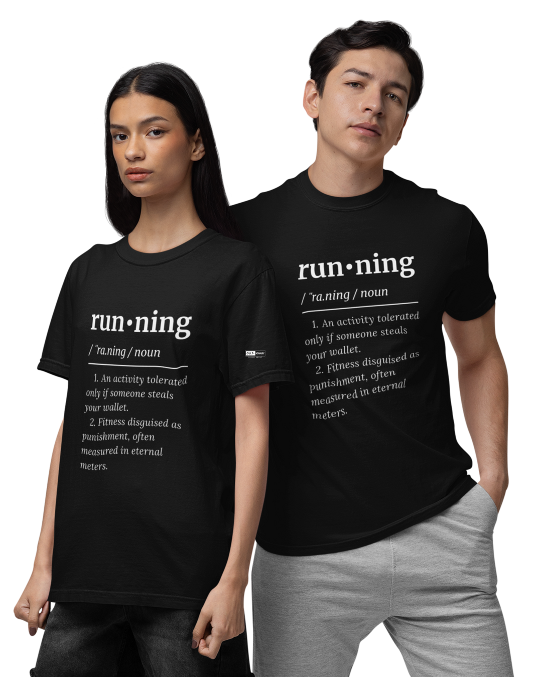 Running Definition Unisex Tee - Dark | Cult-ionary