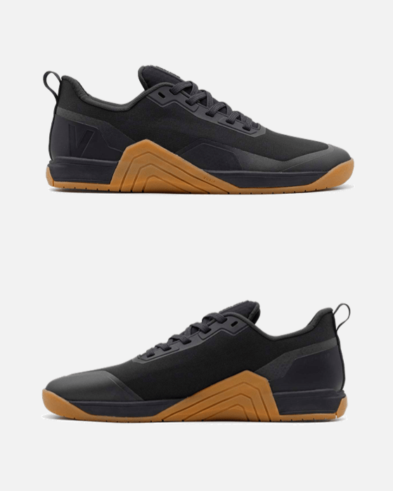 Sapatilhas HYBRID 1.0 Velites | Black - Caramel - TugaSox Fitness Store