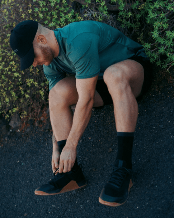 Sapatilhas HYBRID 1.0 Velites | Black - Caramel - TugaSox Fitness Store