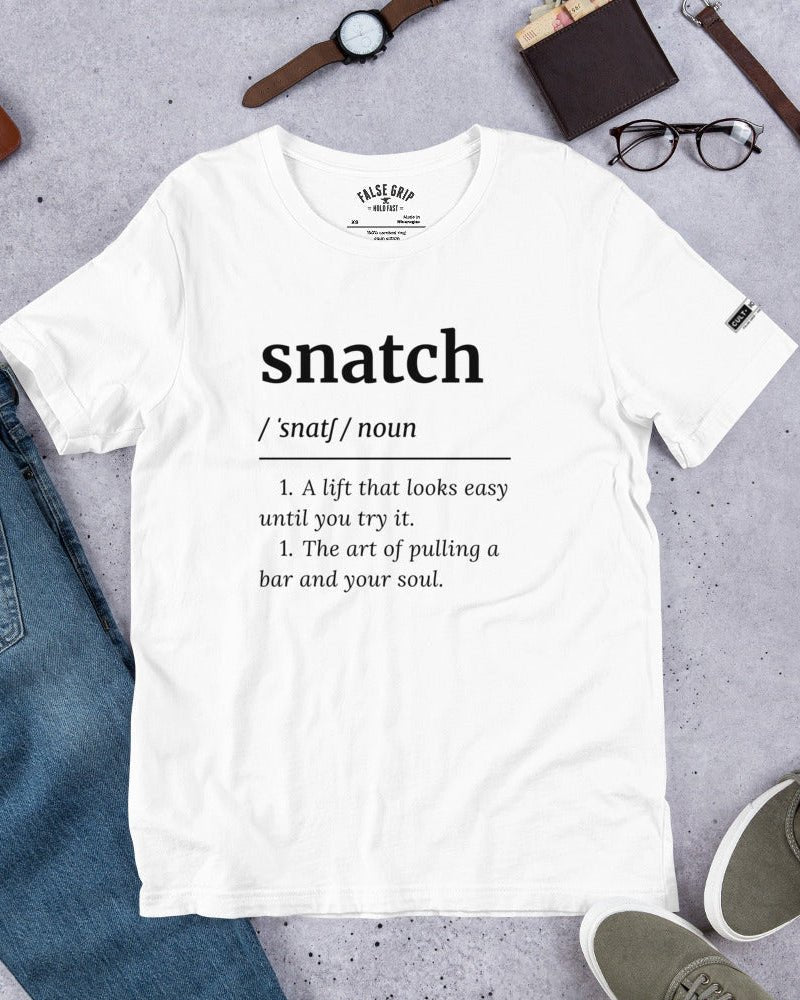Snatched Define Snatch Definition Unisex Tee | Cult-ionary Collection – TugaSox Fitness ...