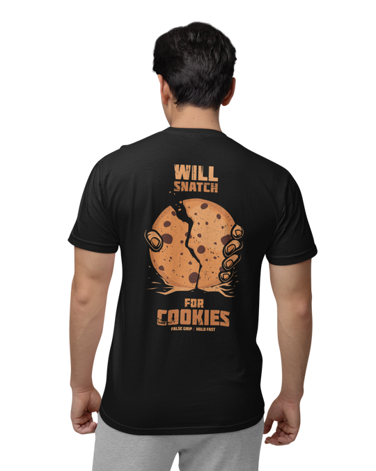 T-Shirt WILL SNATCH FOR COOKIES | Black