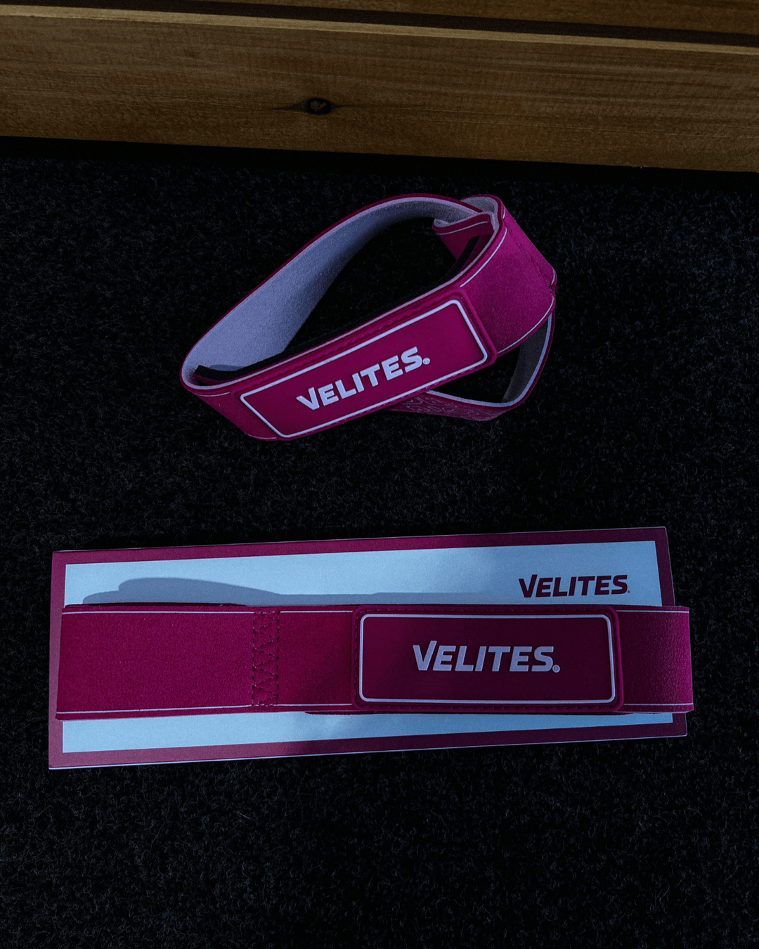 STRAPS de levantamento de peso Velites | Pink - TugaSox Fitness Store