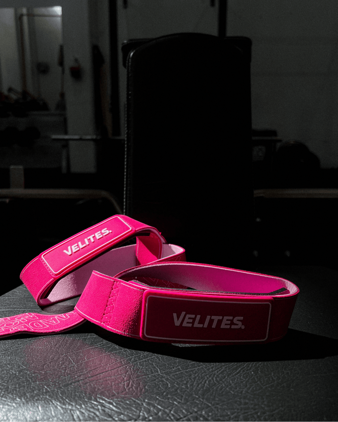 STRAPS de levantamento de peso Velites | Pink - TugaSox Fitness Store