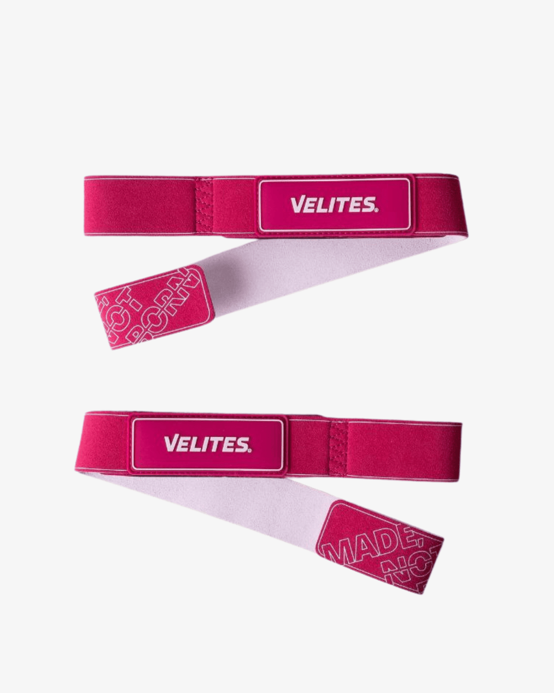 STRAPS de levantamento de peso Velites | Pink - TugaSox Fitness Store
