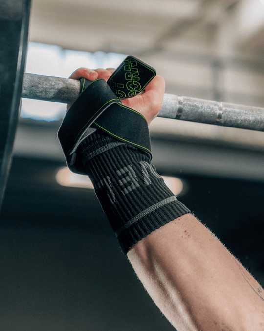 STRAPS de levantamento de peso Velites | Preto - TugaSox Fitness Store