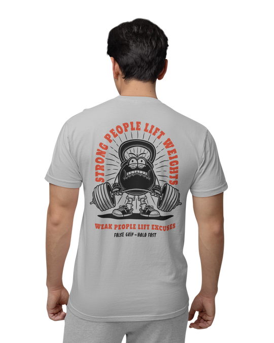 T-Shirt STRONG PEOPLE | Light grey
