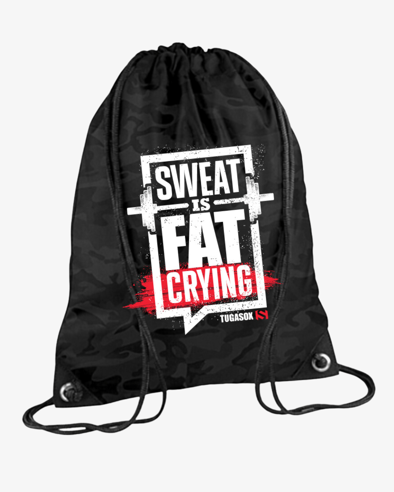 Sweat is fat crying GYM BAG - TugaSox Fitness Store