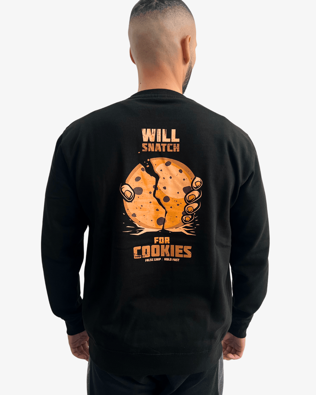 Sweatshirt SNATCH FOR COOKIES – Preto - TugaSox Fitness Store