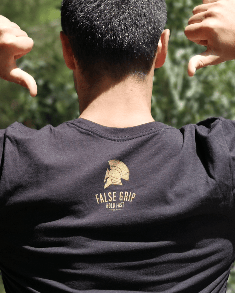 T-Shirt 300 WARRIORS | Black - TugaSox Fitness Store