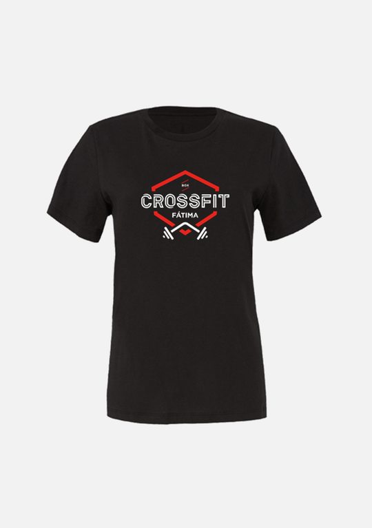 T - SHIRT CrossFit Fátima - Black / Grey / Teal - TugaSox Fitness Store