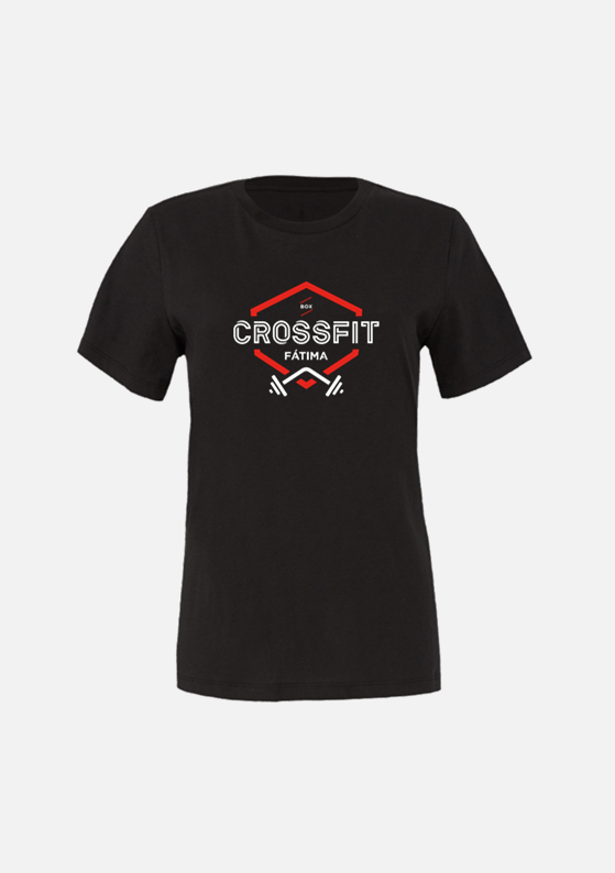 T - SHIRT CrossFit Fátima - Black / Grey / Teal - TugaSox Fitness Store