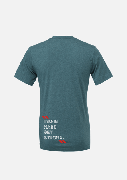 T - SHIRT CrossFit Fátima - Black / Grey / Teal - TugaSox Fitness Store