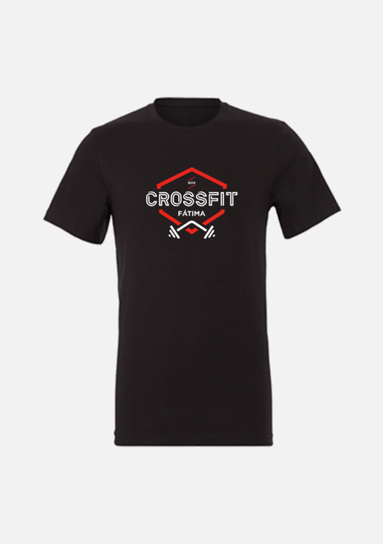T - SHIRT CrossFit Fátima - Black / Grey / Teal - TugaSox Fitness Store