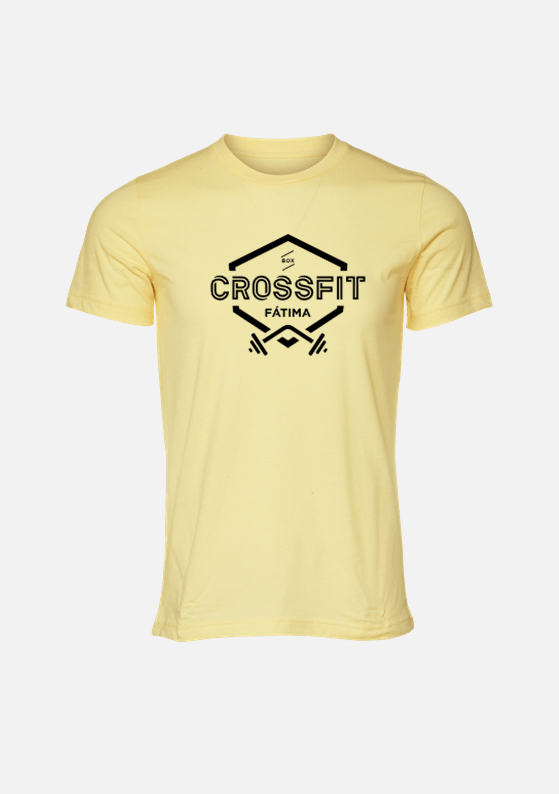 T - SHIRT CrossFit Fátima - Vanilla / Rose / Sunset - TugaSox Fitness Store