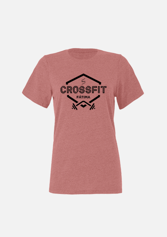T - SHIRT CrossFit Fátima - Vanilla / Rose / Sunset - TugaSox Fitness Store