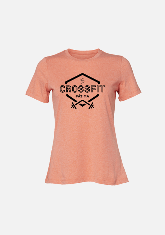 T - SHIRT CrossFit Fátima - Vanilla / Rose / Sunset - TugaSox Fitness Store