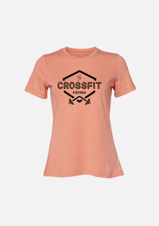 T - SHIRT CrossFit Fátima - Vanilla / Rose / Sunset - TugaSox Fitness Store